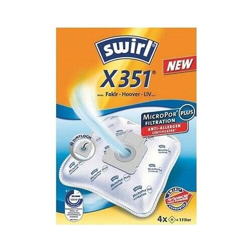 SWIRL 4 bags microfiber X351 SEVERIN SB9015 HOOVER H58 TFB TFS TW SPRINT
