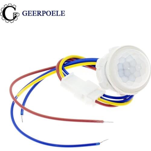 1 pcs MR-HW06A 4 Pin 100V/240V PIR Motion Sensor Switch LED Light Control Detector Module Body Sensor