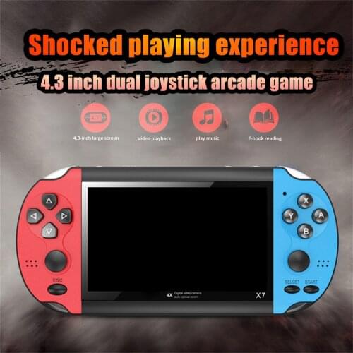 4.3 Inch Handheld Retro Game Video Game Consoles Built-in 3000 Games Support TF Card 8GB Super Console X Gaming Retro Console