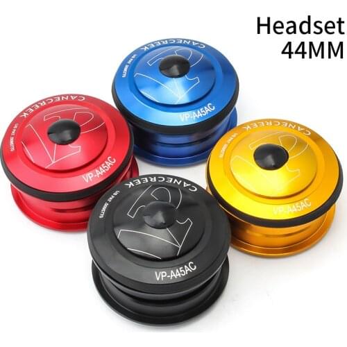 44MM MTB Bicycle Headset 2 Bearing Sealed Top Cap Cover Alloy Mountain Bike Parts Threadless Fork Stem