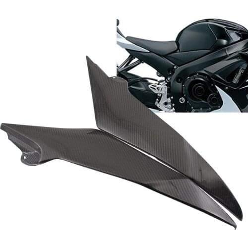 Motorcycle Real Carbon Fiber Fuel Gas Tank Side Cover Fairing Panel Trim Protector Heat Proof For YAMAHA 08- 15 YZF YZ-F YZ F R6