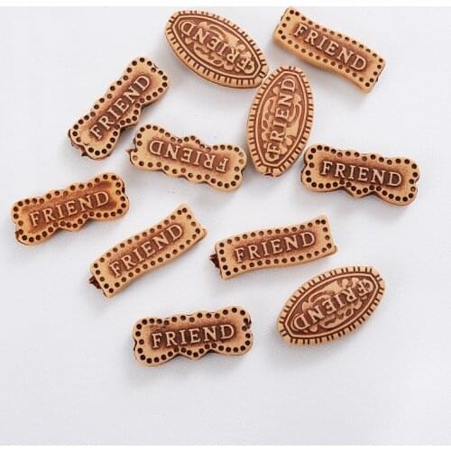 50Pcs/pack Mixed Oval Letter Acrylic Beads Natural Wood Color Alphabet Spacer Beads For Jewelry Making DIY Bracelet Accessories
