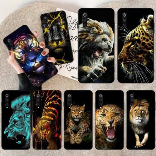 Animal Lion Tiger Cheetah Phone Case for Xiaomi Mi Note 10 Lite Mi 9T Pro xiaomi 10 10 CC9 Pro 9SE