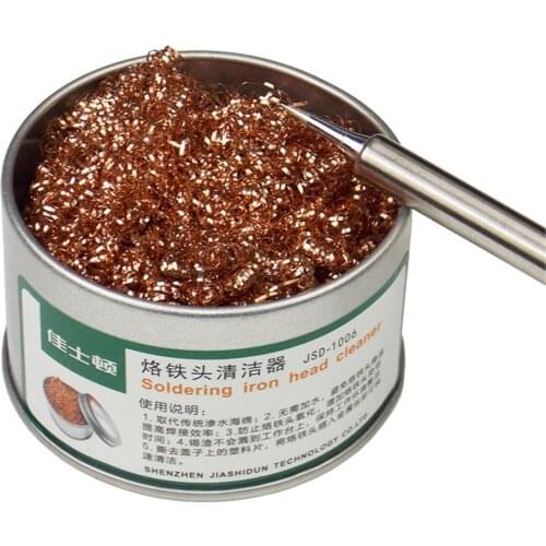Electric Soldering Bit Cleaner Desoldering Tin Wire Mesh Filter For Machine Parts Molds Welding Accessories Repair Solder Tool