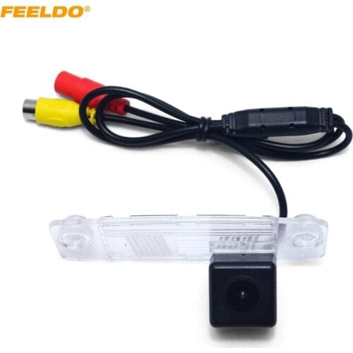 FEELDO 1PC Car Backup Rear View Camera For Kia Forte/K3/Carens/Sonata/Elantra/Accent/Veracruz/Tucson/Carens #FD-4606
