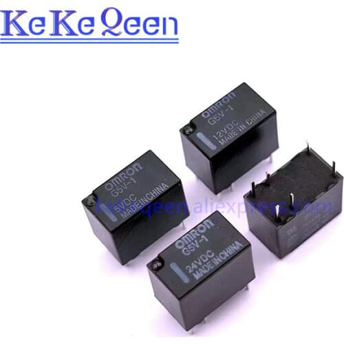 G5V-1-5VDC G5V-1-12VDC G5V-1-24VDC Signal Relay Module DC 5V Ultra-miniature Highly Sensitive SPDT PowerRelay for Signal Circuit
