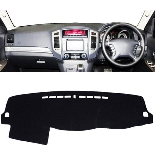 Car Dashmat Dash Dashboard Cover Mat Pad Sun Shade Instrument Protective Carpet For Mitsubishi Pajero 2007-2017 2018 Accessories
