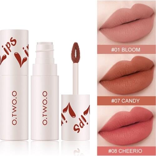 18 Colors Matte Velvet Lip Gloss Non-Sticky Waterproof Lipstick for Long Wearing Birthday Christmas Gift for Women