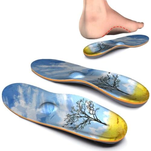 IFITNA Full-length Orthopedic High Arch Support Insole, High-stretch Cotton And EVA Material For Flat Feet