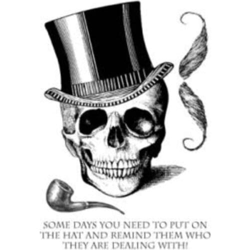 Skull, hat transparent Clear Silicone Stamp/Seal for DIY scrapbooking/photo album Decorative clear stamp sheets B0106