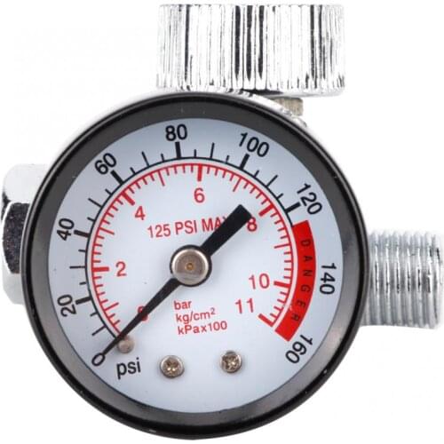 Pressure regulator fuel Sprayer Air Regulator Pressure Gauge Filter Pneumatic Control BSP Thread 0-125PSI car accessories