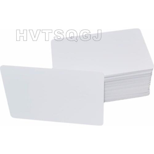 RFID UHF White Card, Read 15m EPC Gen2/ISO 18000-6C UHF PVC Tag for Windshield/VIP Card