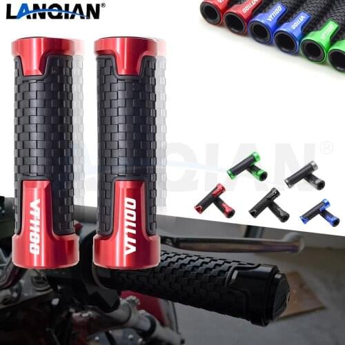For Honda VT1100 7/8 22MM Motorcycle Handlebar Grips Hand Bar Grips VT 1100 1995-2007 2001 2002 2003 2004 2005 2006 Accessories