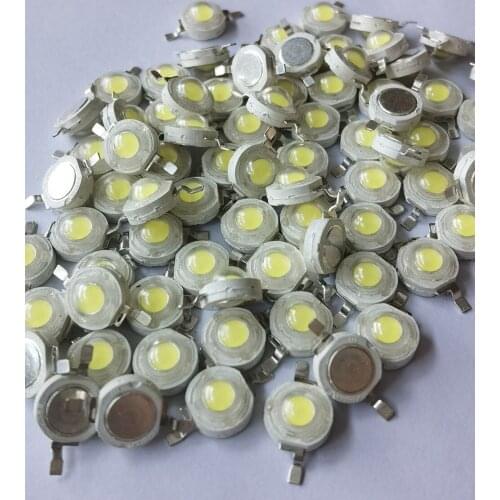 1000pcs 1W 3W LED Chip High Power Lamp SMD COB Diodes Warm Cold White Red Green Blue Yellow Full Spectrum Plant Grow Light Beads
