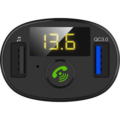 Universal Wireless Bluetooth4.2 Auto Car USB Charger FM Modulator Transmitter Radio Adapter Handsfree MP3 Player