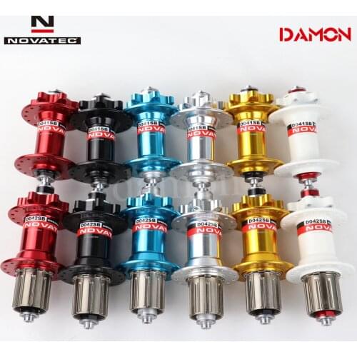 Novatec D041SB D042SB 32 36 Holes Mountain Bicycle Hubs Mtb Disc Brake Bike Hub With Steel Cassette Body 8 9 10 11S 100mm 135mm