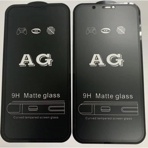 3Pcs AG Matte Full Cover Eye-protection Tempered Glass For iPhone 11 Pro Max XS Max XR X 8 7 6S Plus SE 2 Anti-Fingerprint Film