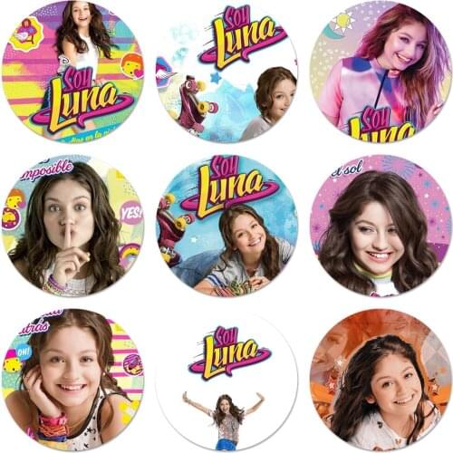 Soy Luna Icons Pins Badge Decoration Brooches Metal Badges For Clothes Backpack Decoration 58mm