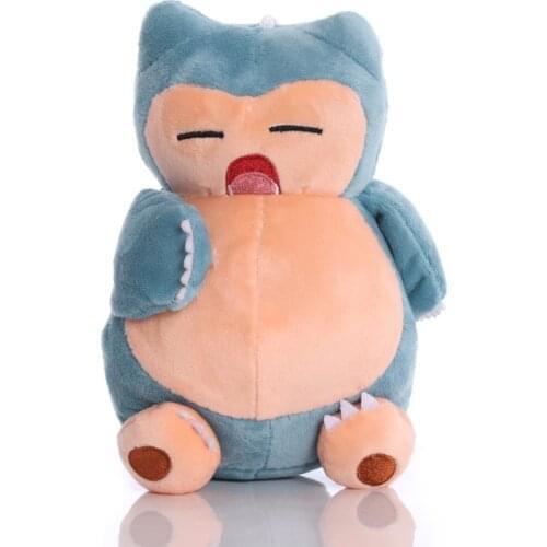 1pcs 19cm TAKARA TOMY Snorlax Plush Toys Soft Stuffed Animals Toys Doll Gifts for Children Kids