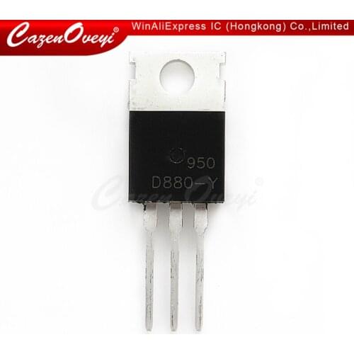 10pcs/lot KSD880Y D880 TO-220 3A 60V new original In Stock