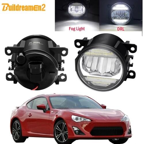 2in1 Fog Light Daytime Running Lamp Car Right + Left Fog Light Assembly DRL 30W 8000LM 12V For Scion FR-S FRS 2012-2016