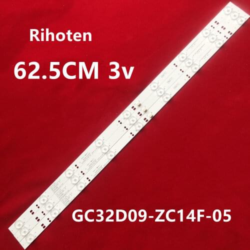 3pcs=1set 62.5CM LED Backlight for P hilips 32inch 321E5Q 32PHF3056/T3 GC32D09-ZC14F-05 303GC315037 3v