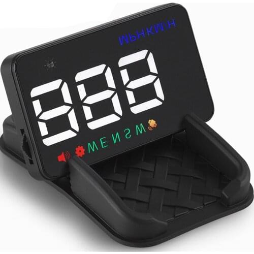 A5 Head-up Display GPS Sit-up HUD Connect 3.5 Inch Car Trucks Cigarette Lighter Charger