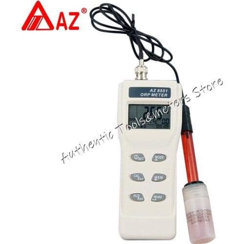 AZ8551 ORP Meter Water Quality Tester ORP Redox Meter Tester High Precision PH Tester with PH Range 0 ~ 14PH