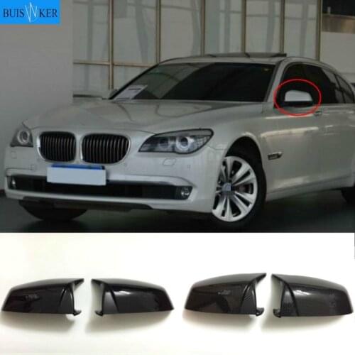 Carbon Fiber Car Side Rearview Mirror Cover 51167187431 51167187432 for BMW F10 F11 E60 E61 F01 F02 E63 E64 F12 F13 LCI