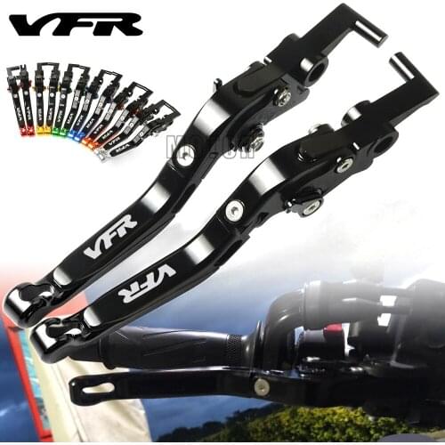 For Honda VFR750 RJ RL RC30/FH-FV VFR800/Fi/W1/VTEC/F VFR 750 800 Motorcycle CNC Adjustable Folding Foldable Brake Clutch Levers
