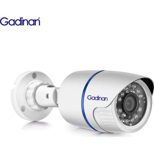 Gadinan IP Camera 2592X1944P 5MP 4MP 3MP Audio Sound Record Motion Detection Waterproof CCTV Outdoor Surveillance Camera POE
