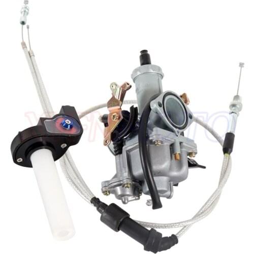 PZ30 30mm Carburetor Accelerating Pump Racing 200cc 250cc For Keihin ABM IRBIS TTR 250 With Dual Throttle Cable Length 131cm