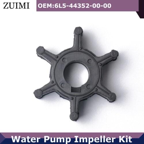 Water Pump Impeller 6L5-44352-00 Fit For Yamaha 3A amp Malta 2 Stroke Outboard Models Propeller Outboard Electric Boat Motors