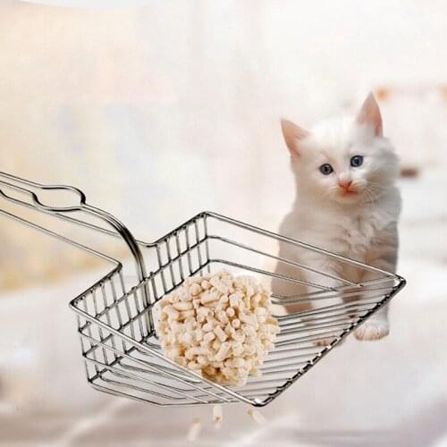 Cat Litter Shovel Pet Cleanning Tool Stainless Steel Scoop Cat Sand Cleaning Products Toilet For Dog Cat Clean Feces Supplies