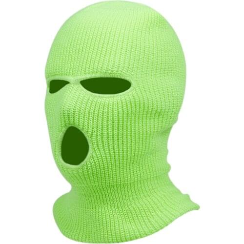 New Balaclava Mask Hat Winter Cover Neon Mask Green Halloween Caps For Party Motorcycle Bicycle Ski Cycling Balaclava Pink Masks