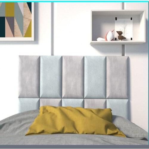 NEW Self-Adhesive Headboard Soft Bag Baby Anti-Collision Wall Stickers Tatami Decor Stickers Thicken Wall Panel Cabecero Cama