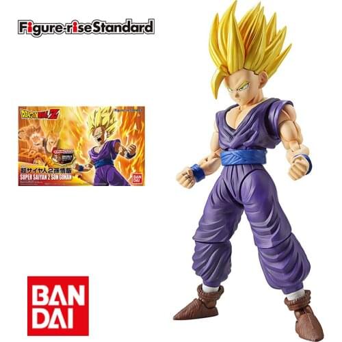 Original BANDAI Figure-rise Dragon Ball Super Super Saiyan Son Gohan Assembled Model Anime Figure Toys for Kids