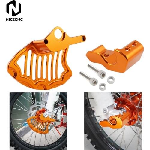 Front Brake Disc Guard Fork Leg Shoe Cover For KTM 125 150 200 250 300 350 400 450 500 530 SX SX-F EXC EXC-F XC XC-F XC-W XCF-W