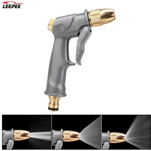 Portable Cleaning Tools Adjustable Spray Modes Car Wash Gun Car Accessories High Pressure Metal Spray Watering Nozzle Sprinkler