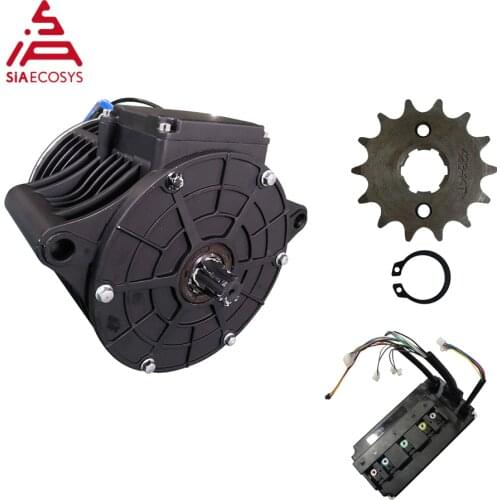 QS MOTOR 138 3000W new version mid drive motor sprocket 428 and EM150SP controller for electric motorbike Z6 100KPH 72V