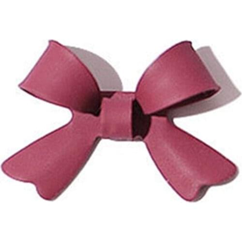 Stereo Paint Butterfly Red Streamer Alloy Bowled Nail Art DIY Metal Accessories