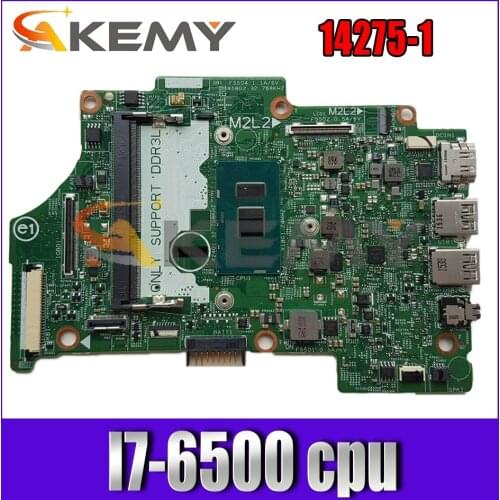 Cottonwood MLK MB 14275-1 PWB:TFFRC Motherboard for DELL Inspiron 15 7000 7568 13 7349 7359 7353 with SR2EZ I7-6500 0H8C9M teste