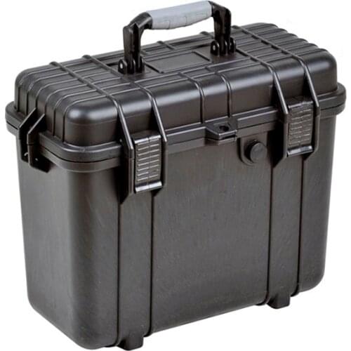 Waterproof ABS Tool case toolbox suitcase Impact resistant sealed case equipment box camera case Meter box with pre-cut foam