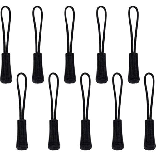 10pcs/ pack) Anti-slip Zipper Puller Backpack Zipper Accessories Zip Fastener Jacket Zippers Pullers