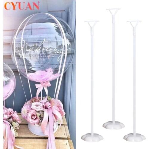 6set Balloons Stand Holder Kids Birthday Party Balloon Holder Column Adult Party Baloon Globos Decor Wedding Table Decorations