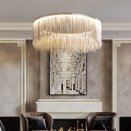 顿迎 Chrome Chandeliers