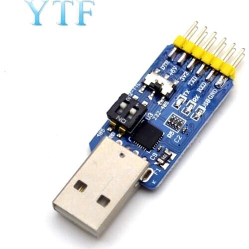 CP2102 USB-UART 6-in-1 Multifunctional(USB-TTL/RS485/232,TTL-RS232/485,232 to 485) Serial Adapter for Arduino