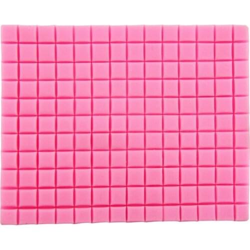 DIY Fondant Silicone Mold Handmade Biscuit Large Square Weave Texture Silicone Mold Chocolate Cake Mold