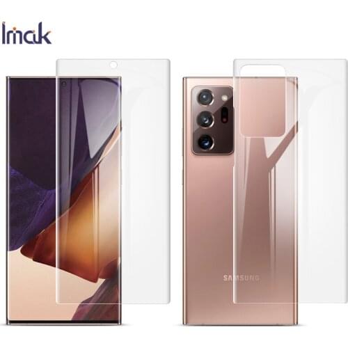 For Samsung Note 20 Ultra Screen Protector IMAK Hydrogel Front&Back Soft Protective Film for Samsung Galaxy Note 20
