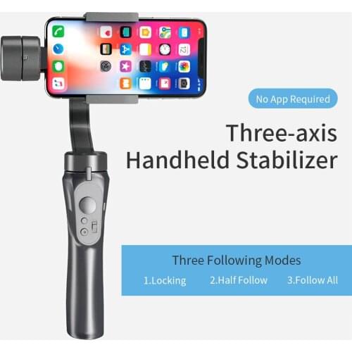 H4 hand-held stabilizer intelligent shooting live anti-shake balance tripod head three-axis follower mobile phone stabilizer